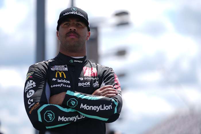 Bubba Wallace has the best chance right now to make the Cup playoffs for the first time in his career. Photo: USA Today Sports / Jasen Vinlove